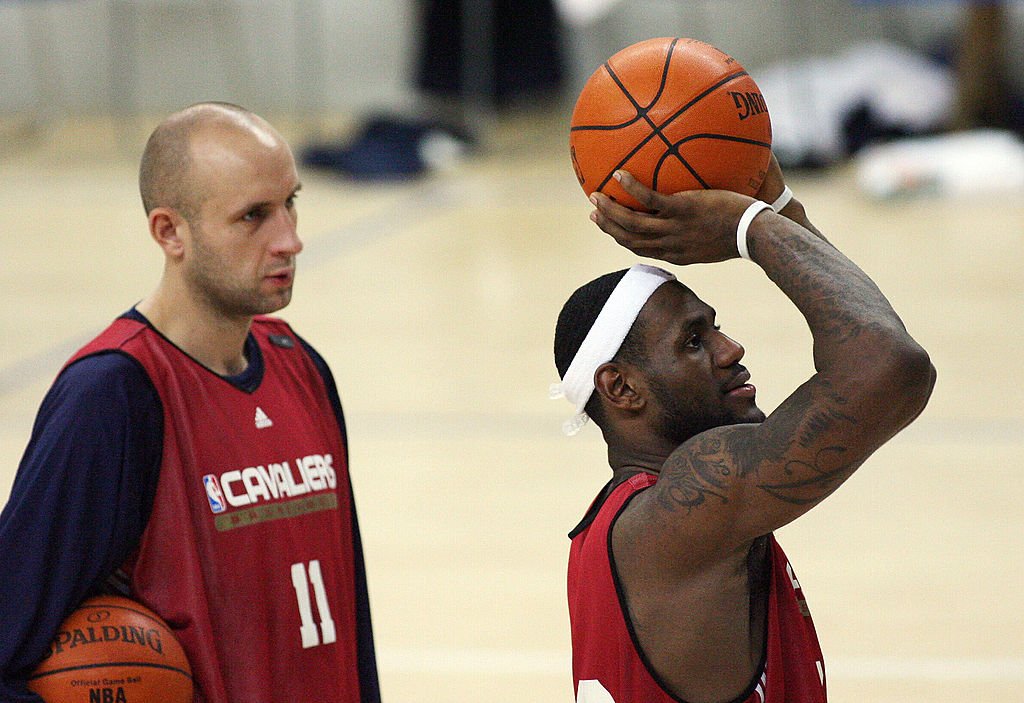 Zydrunas Ilgauskas LeBron James Cavaliers 2007