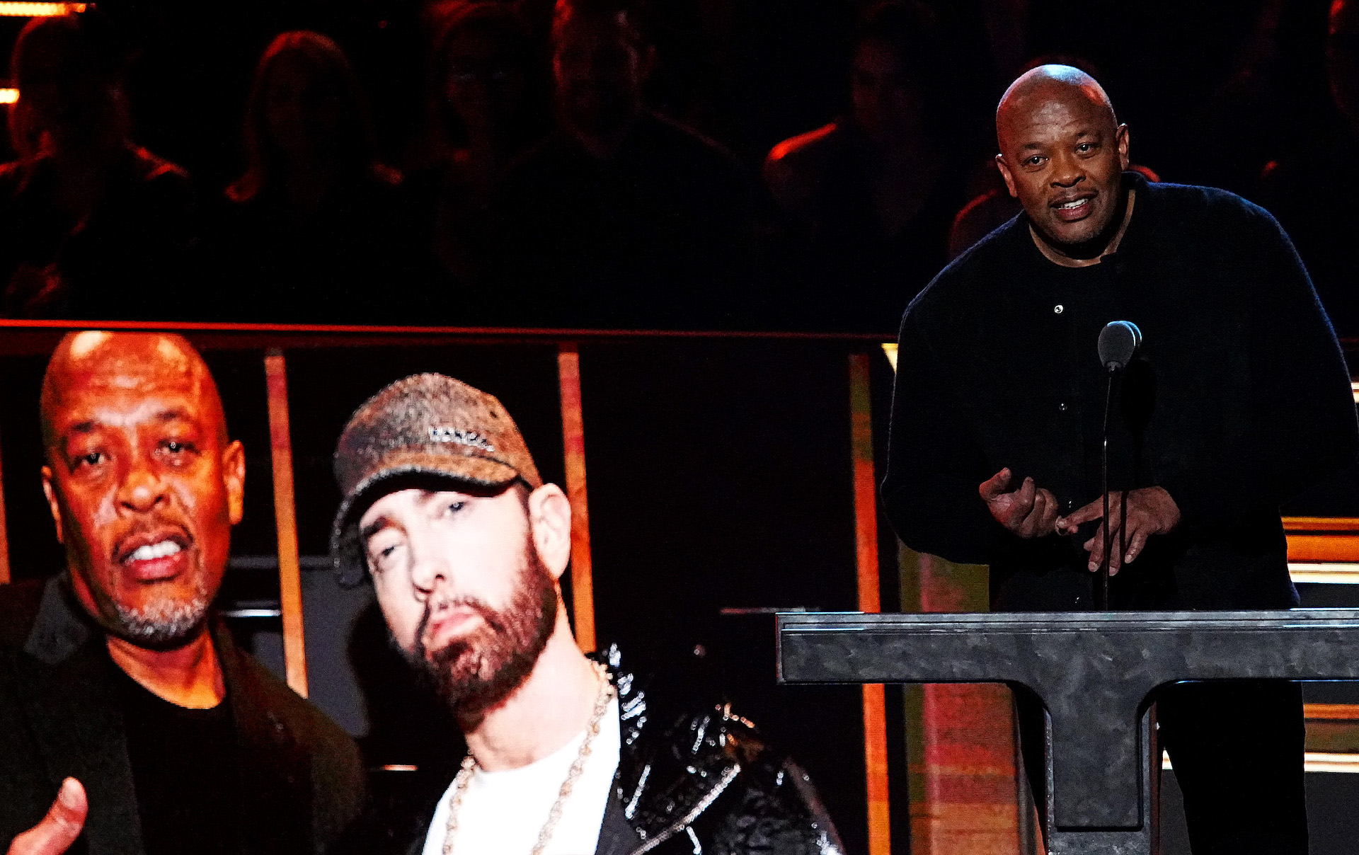 Dr. Dre Says Eminem's 'Gifts Were Undeniable' in Rock Hall of Fame