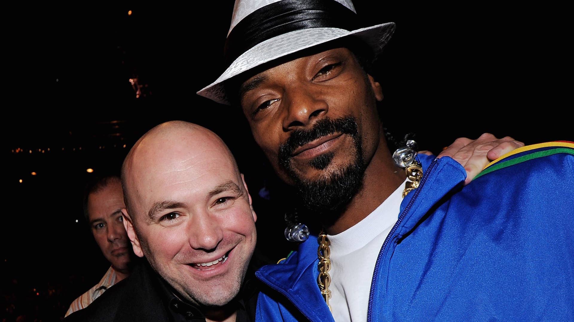 UFC President Dana White (L) and Snoop Dogg