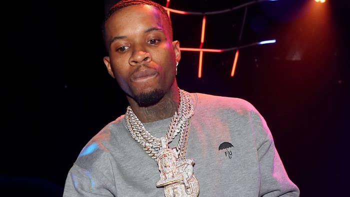 ory Lanez performs onstage during Celebrity Sports Entertainment Presents Tory Lanez &amp; Jen Selter