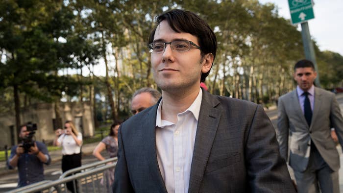 Martin Shkreli outside court in 2017