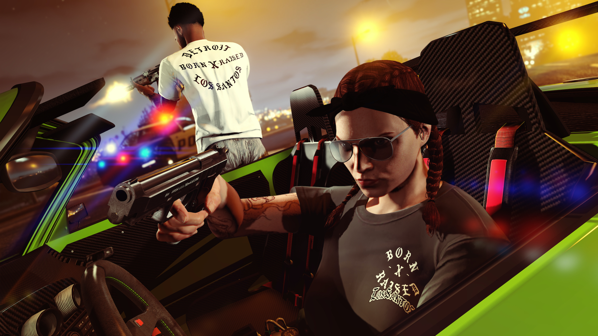 GTA Online Los Santos Tuners - Born X Raised T-Shirts