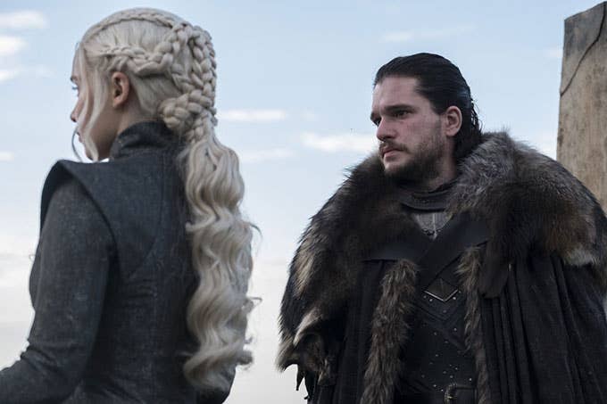 jon snow and daenerys game of thrones