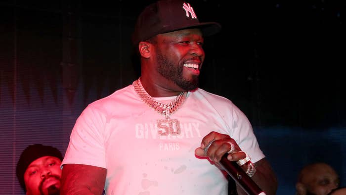50 Cent performs in New York in 2022