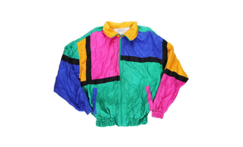 90 greatest 90s fashion neon windbreaker