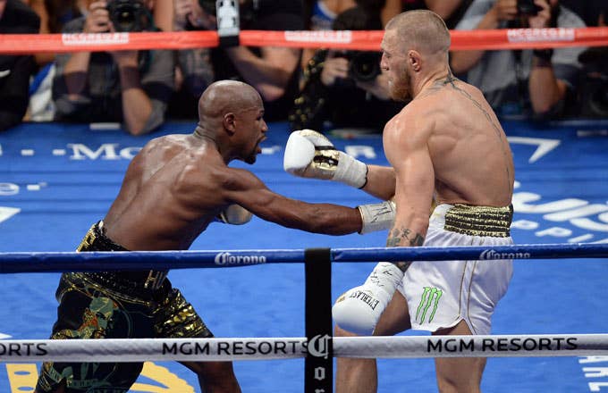 Floyd Mayweather and Conor McGregor fight on August 26, 2017.