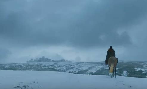 Shot of Arya in &#x27;Game of Thrones&#x27; promo.