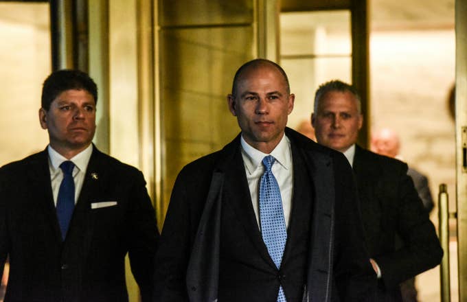 Michael Avenatti exits a New York court after being arrested