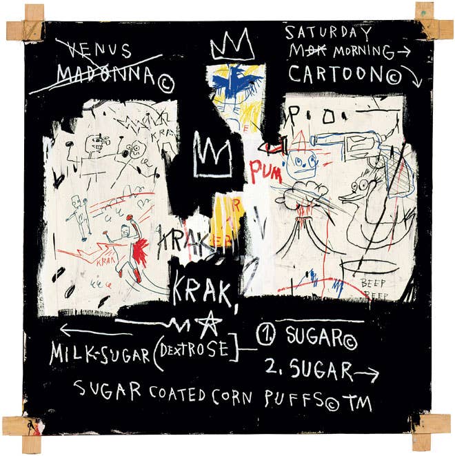 Jean Michel Basquiat, A Panel of Experts, 1982