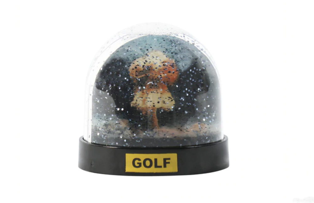 golf snow globe