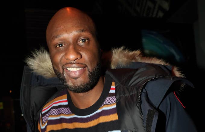 Lamar Odom attends RAYVYN In Concert at S.O.B.'s