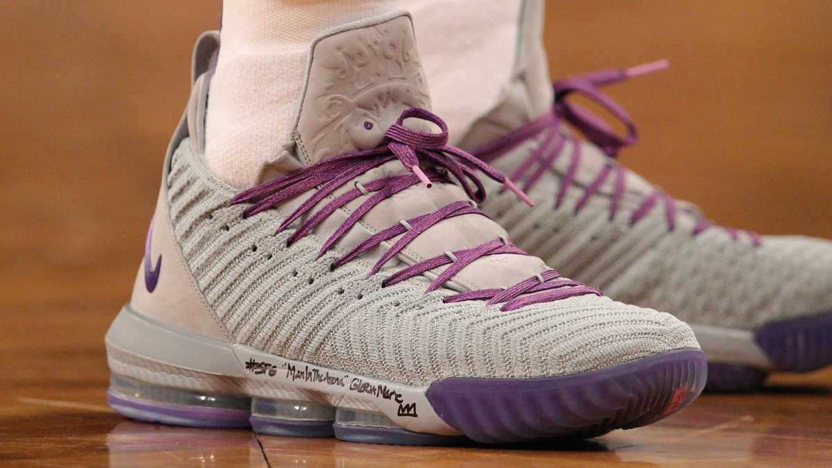 December 18, 2018 Nike LeBron 16 Grey Purple PE