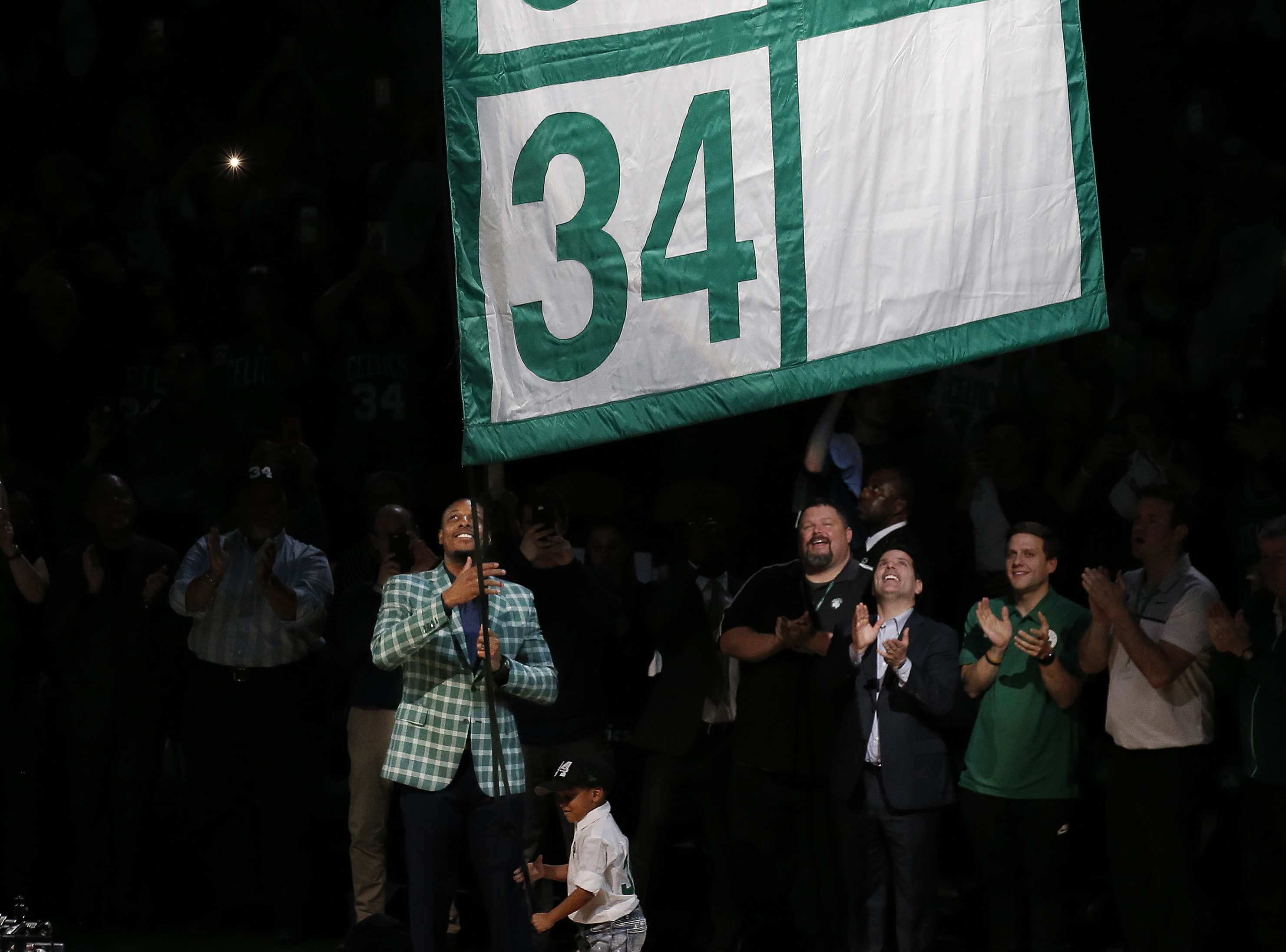 Paul Pierce Jersey Retirement 2018