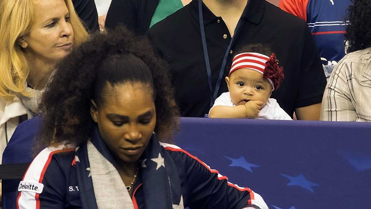 Serena Williams & Alexis Olympia