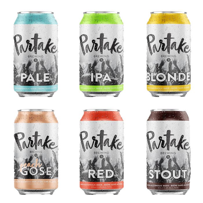 Various Partake IPA flavours.