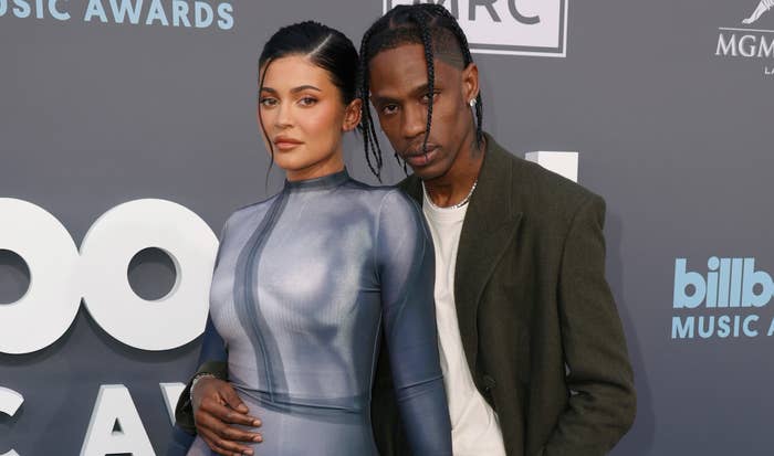 Kylie Jenner and Travis Scott at the 2022 Billboard Music Awards