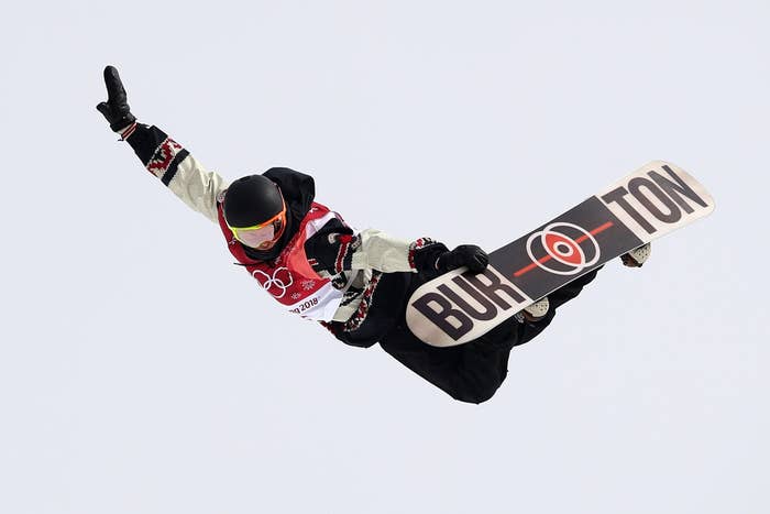 Mark McMorris of Canada competes during the Men&#x27;s Big Air Final at PyeongChang 2018