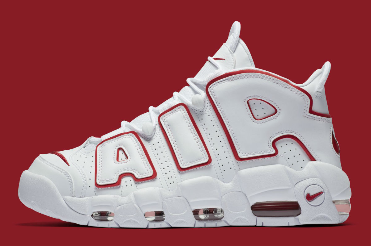 Nike Air More Uptempo Varsity Red Release Date 921948 102 Profile