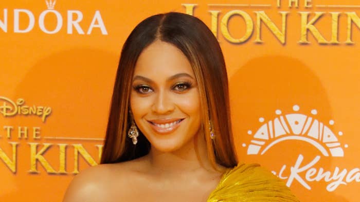 Beyonce Knowles Carter attends the European Premiere of &quot;The Lion King&quot;