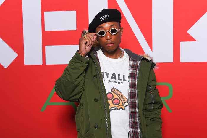 Pharrell Williams Shows Past Louis Vuitton Collaborations on