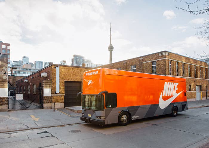The Nike Air Max Bus Is Touring Around Toronto