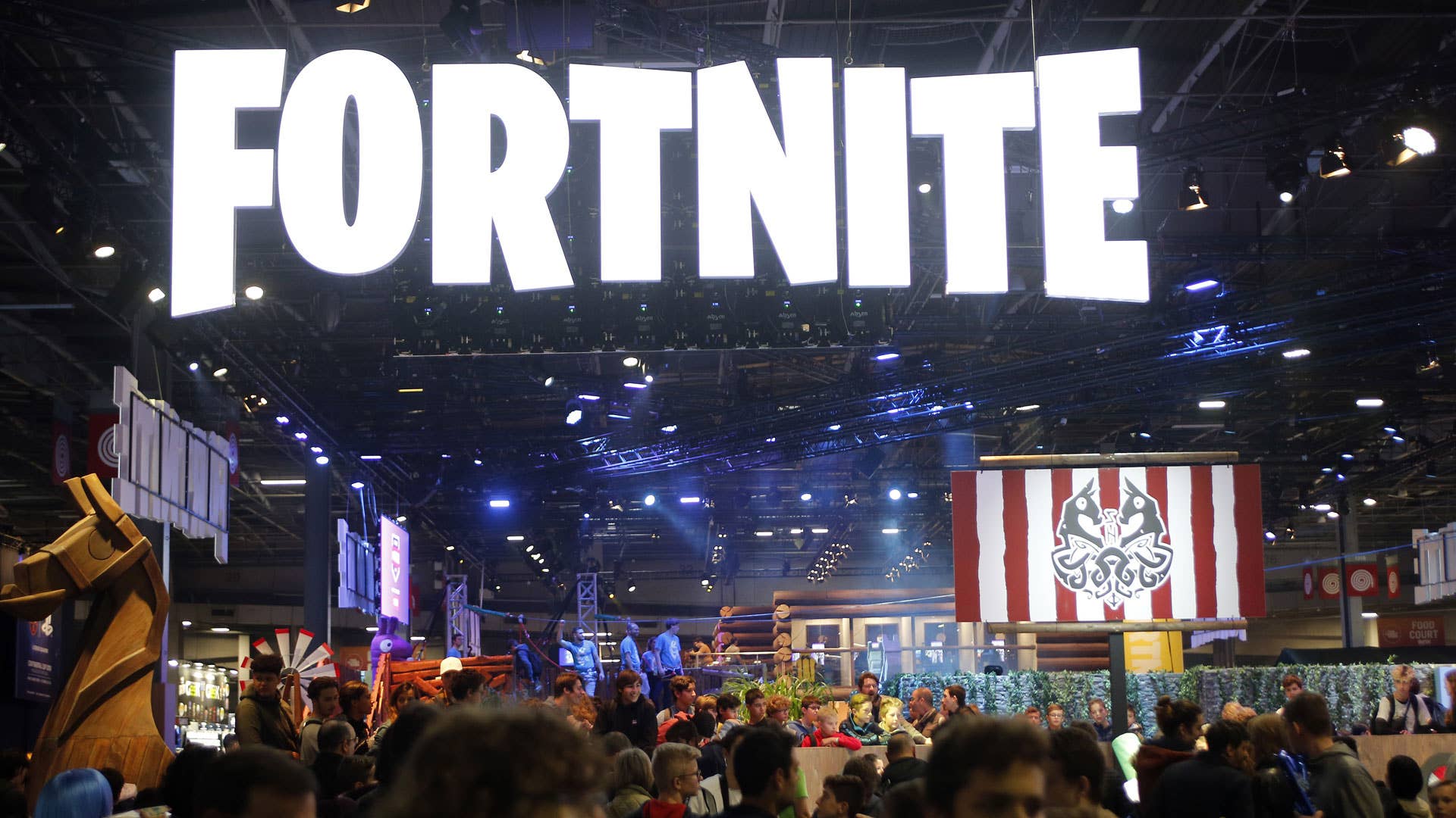 Fortnite booth at '