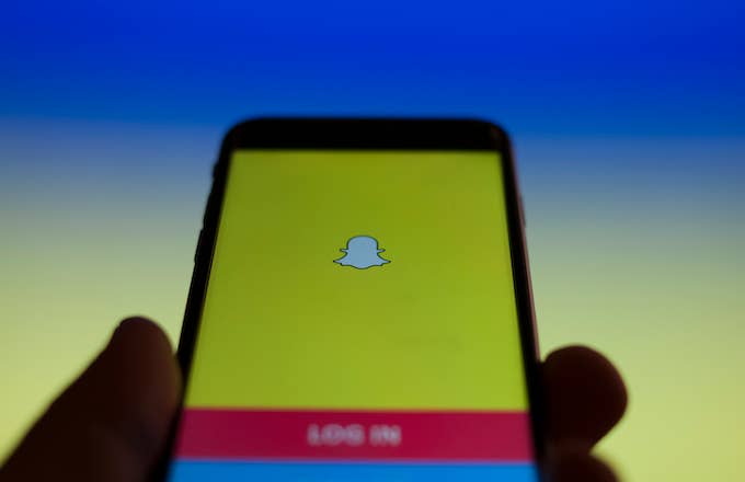The Snapchat image messaging and multidmedia application