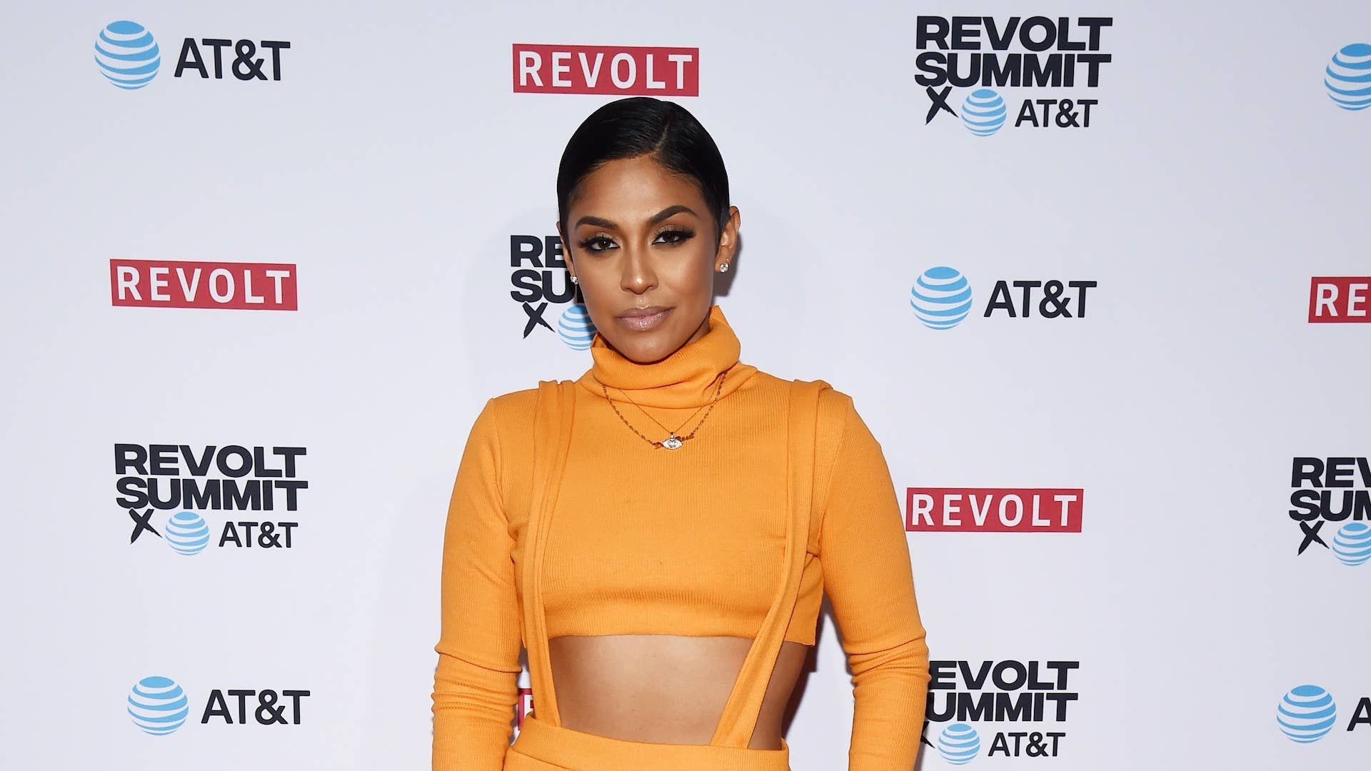 Radio personality Abby De La Rosa attends the REVOLT and AT&T Summit