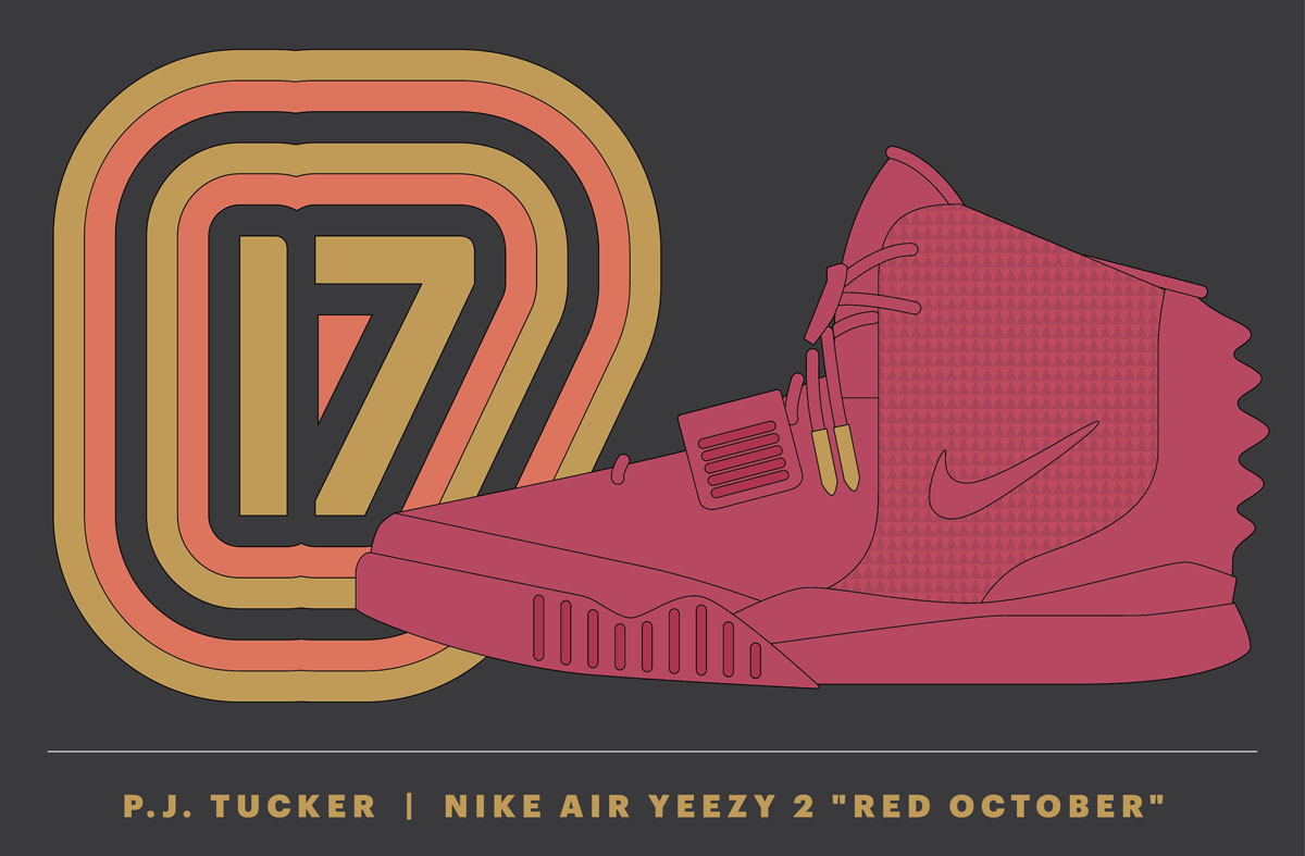 NBA Sneaker Preview : P.J. Tucker Nike Air Yeezy 2 Red October