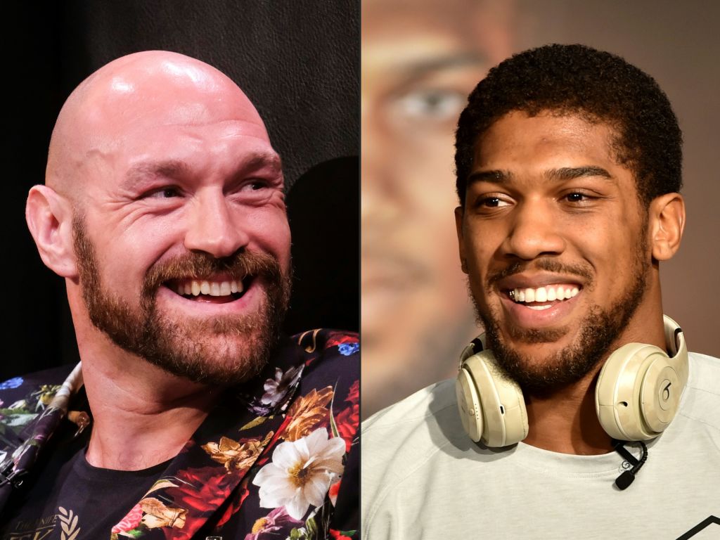 Tyson Fury Anthony Joshua Getty Images 2020