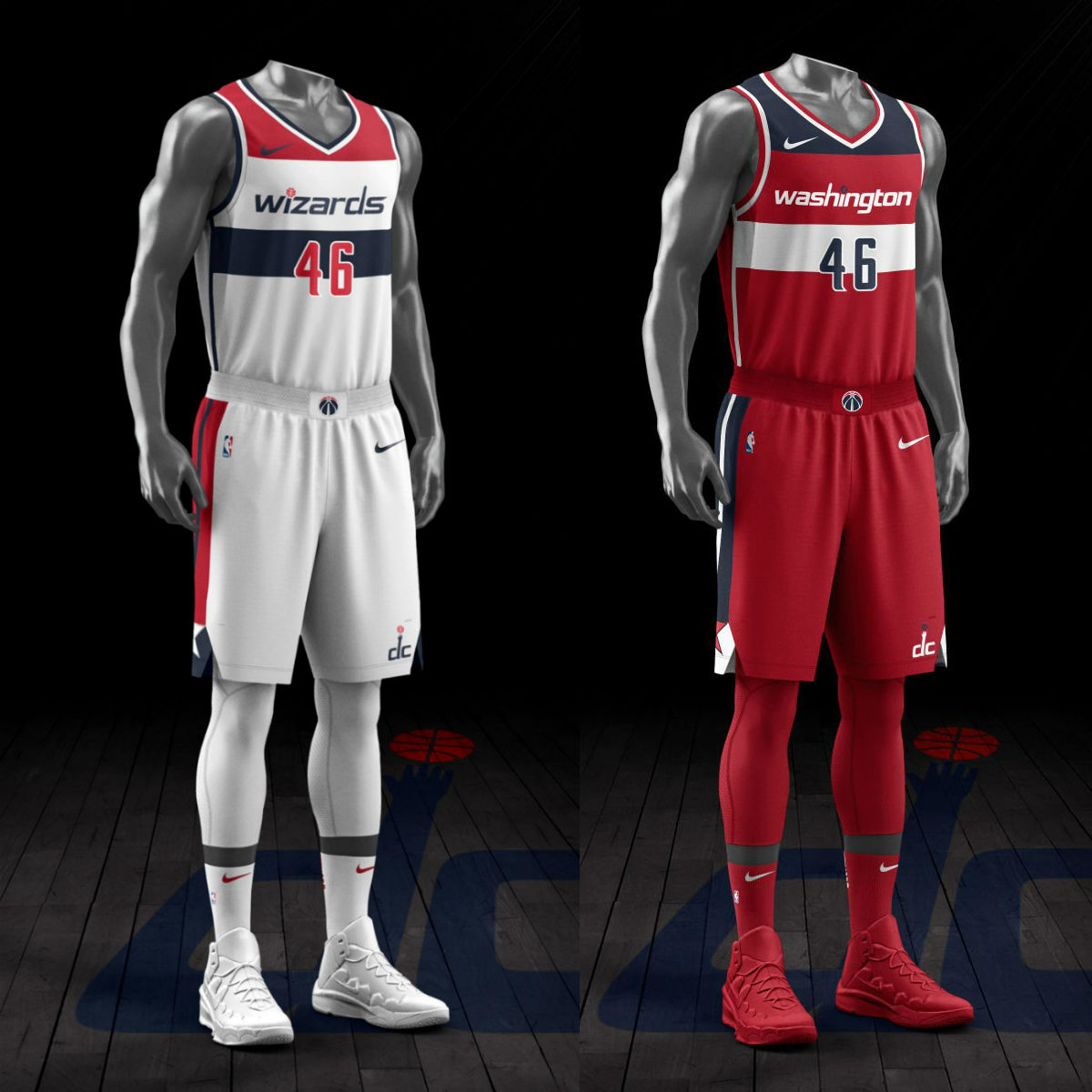 Nike Washington Wizards Uniform