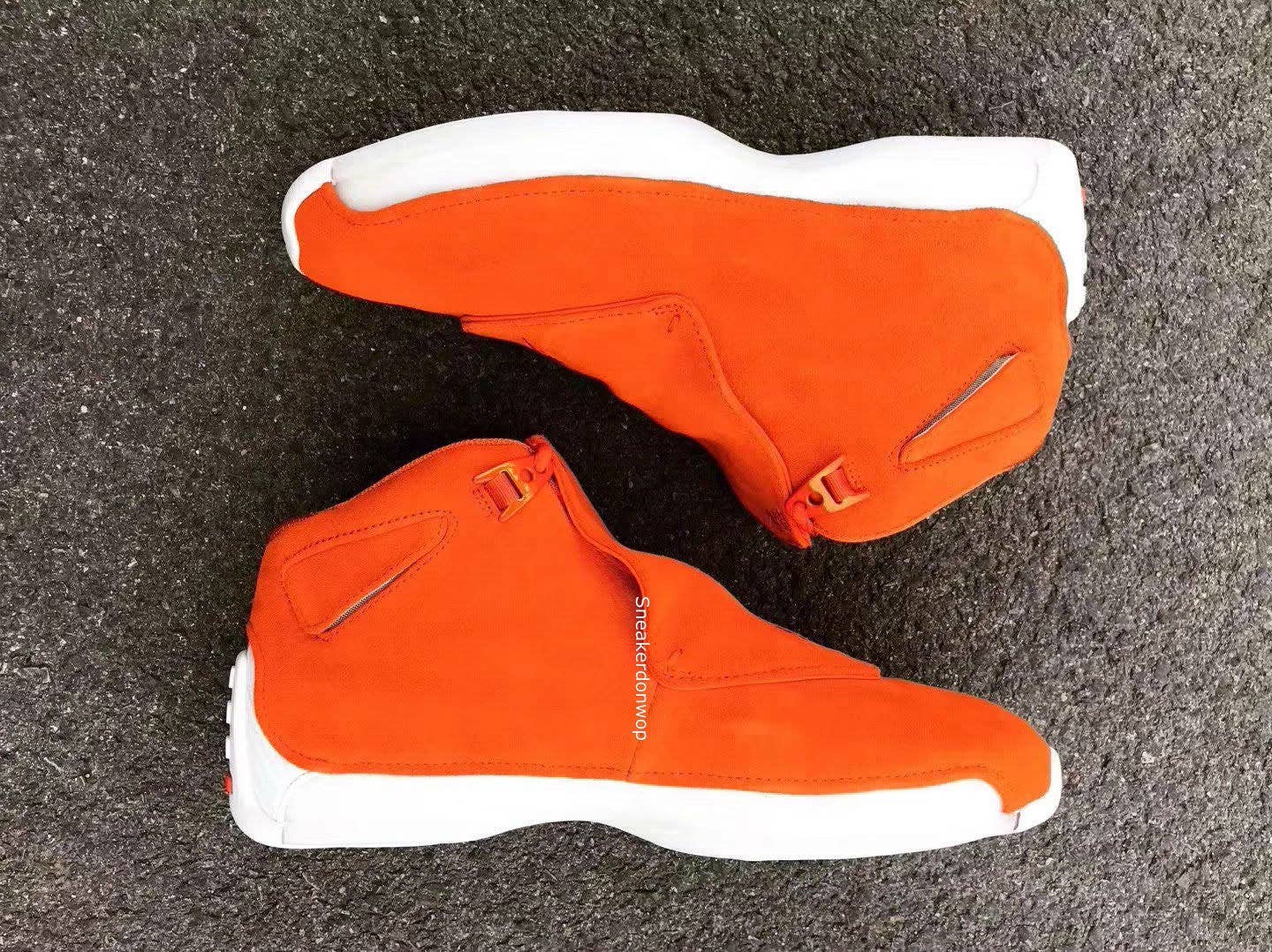 Air Jordan 18 Orange Release Date Side