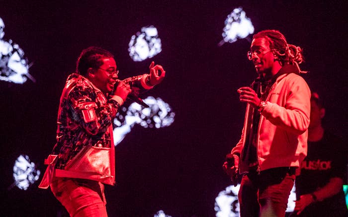 Gunna and Young Thug perform onstage