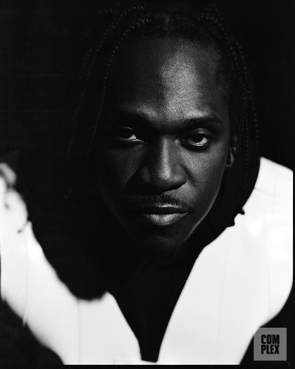 Pusha-T poses for his Complex interview 2022