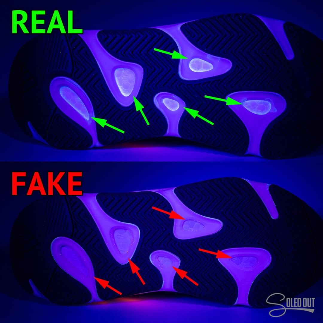 adidas yeezy boost 700 wave runner real vs fake comparison outsole