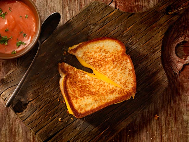 a grilled cheese sandwich