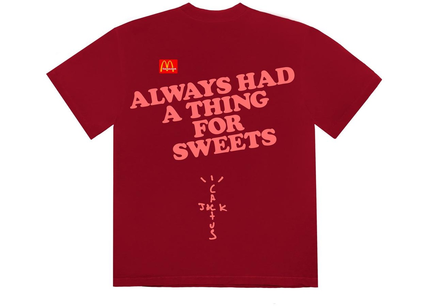 Travis Scott x McDonald&#x27;s Apple Pie T shirt