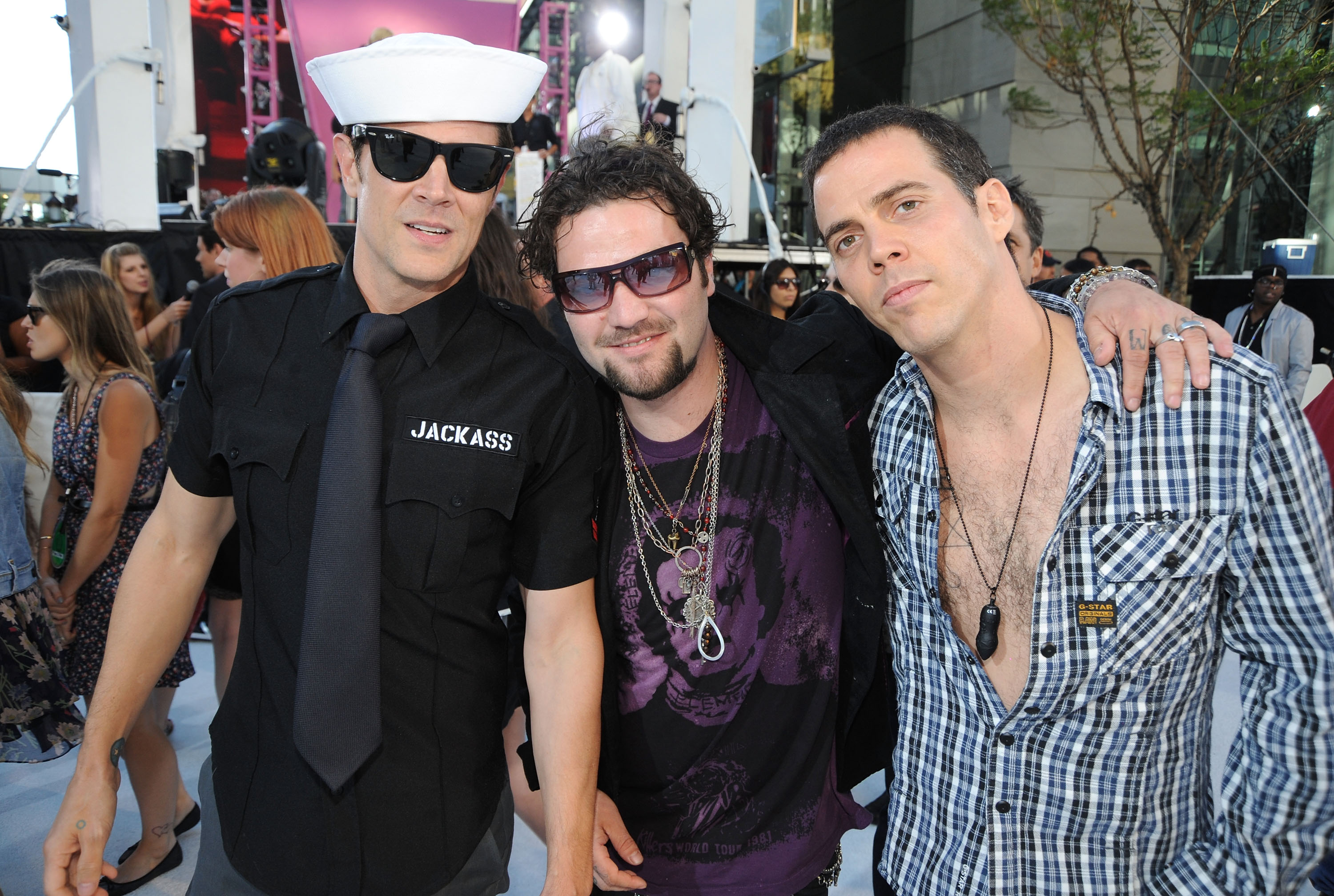 Bam Margera Johnny Knoxville Steve-O &#x27;Jackass&#x27;