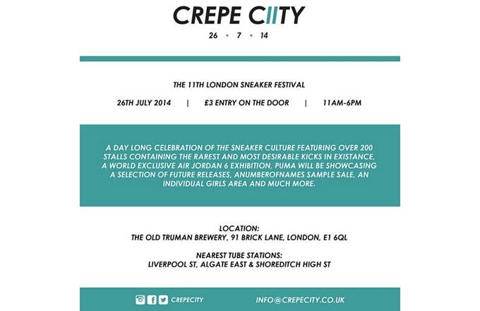 Crepe City Sneaker Festival