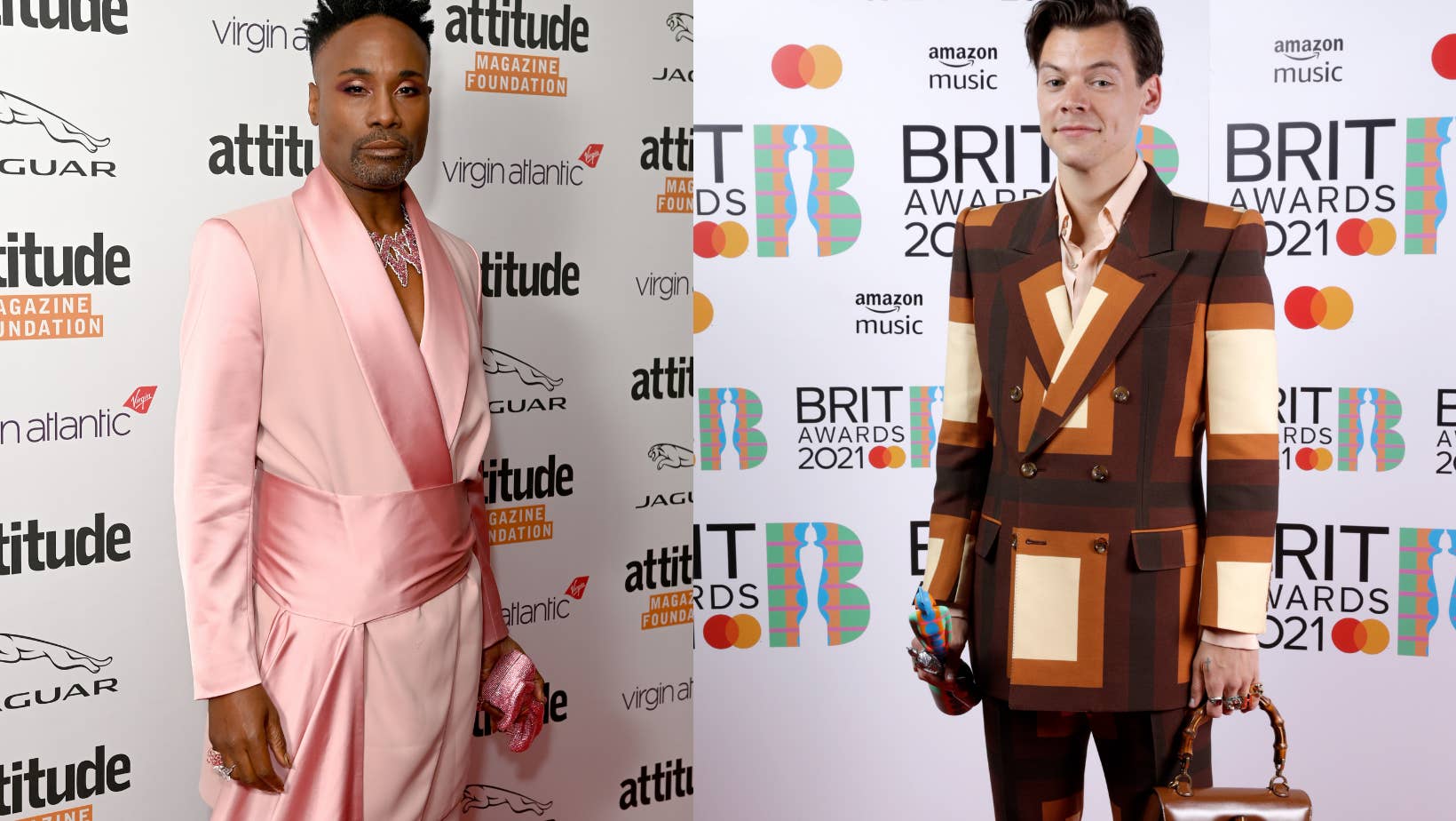 Billy Porter and Harry Styles