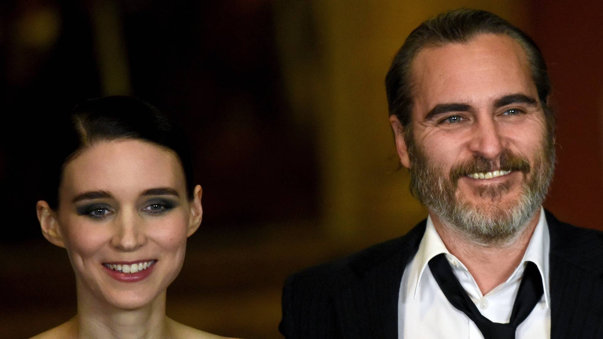 Rooney Mara and Joaquin Phoenix attend the 'Mary Magdalene' special screening.