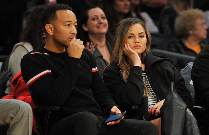 This is Chrissy Teigen and John Legend
