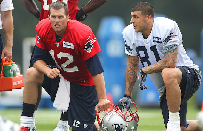 Tom Brady, Aaron Hernandez