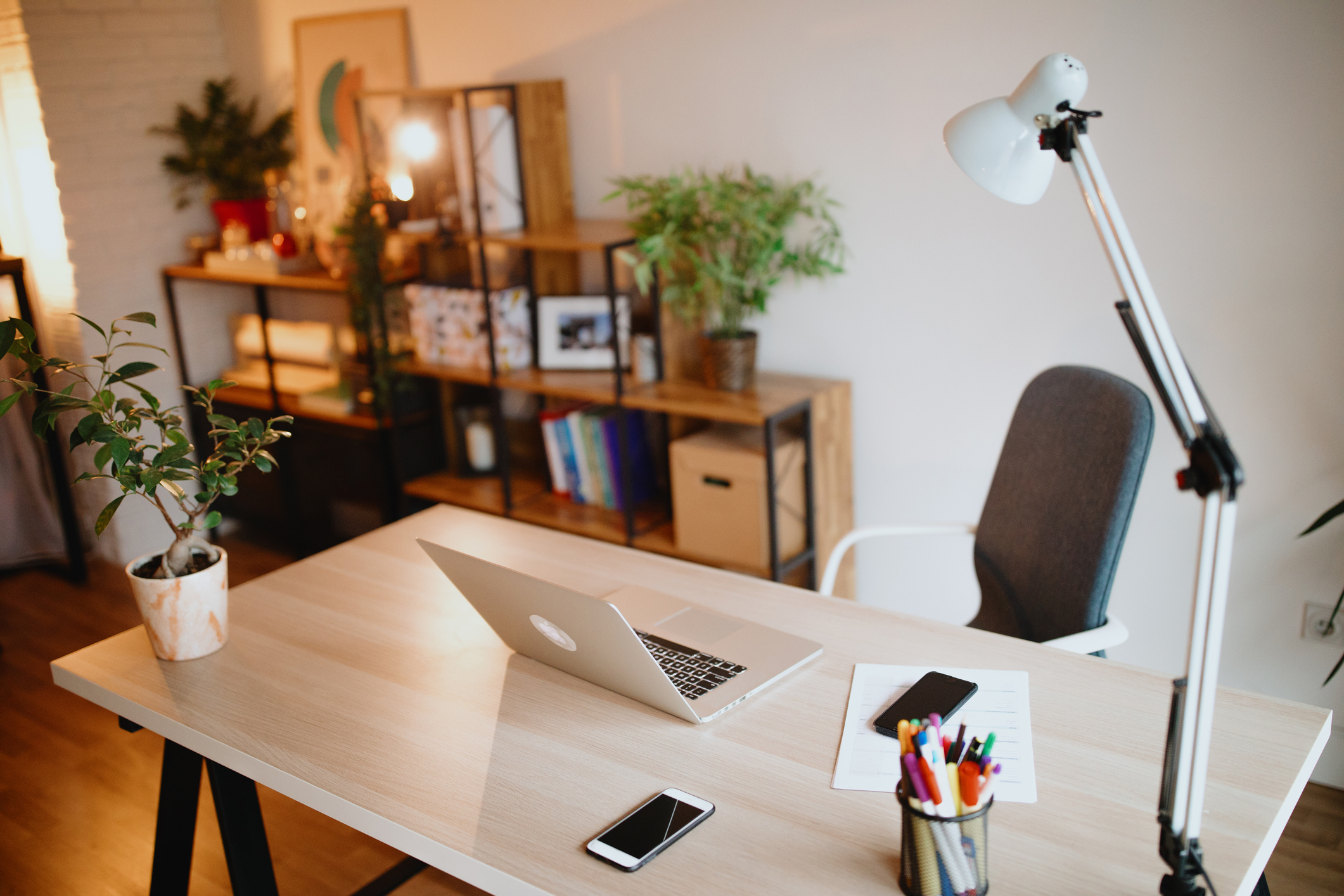 Organized home office