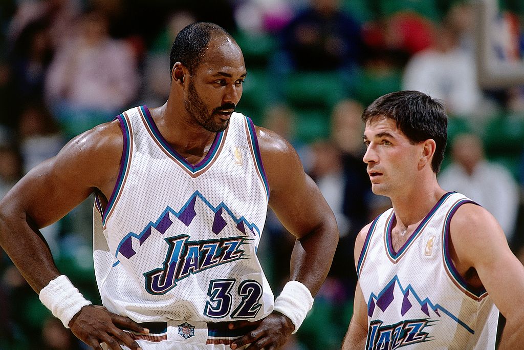 Karl Malone John Stockton Jazz 1997