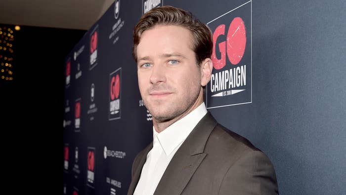 Armie Hammer attends the GO Campaign Gala 2019