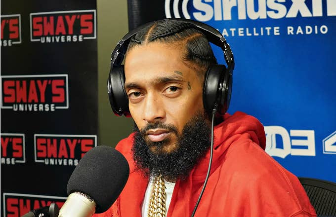 Rapper Nipsey Hussle visits 'Sway in the Morning'