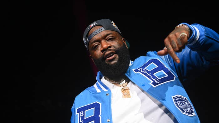 Rick Ross performs onstage during &quot;Legendz Of The Streetz&quot; tour at BJCC