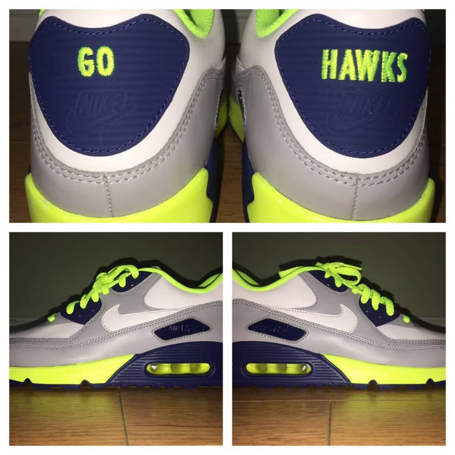 Air Max 90 Custom Shoes  Chicago Bears  I NFL 