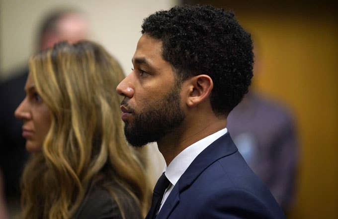 Jussie Smollett in court.